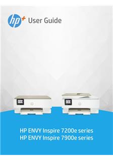 Hewlett Packard Envy Inspire 7900 Series manual. Camera Instructions.